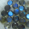 5x5 mm - AAAA - Really High Quality Labradorite - Faceted Round Cut Stone Every Single Pcs Have Amazing Blue Fire Super Sparkle 50 pcs